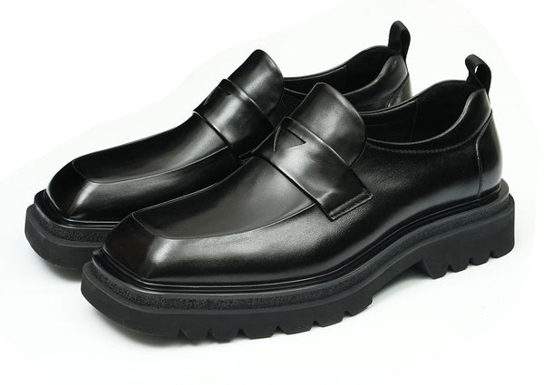 Santimon Mens Dress Casual Slip On Penny Loafers