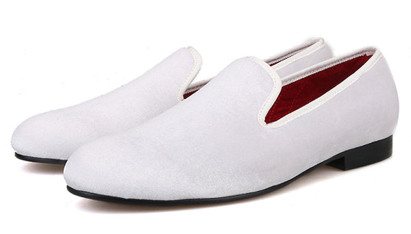 Santimon Mens Loafers Luxury Suede Slip On Shoes