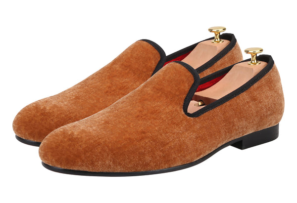 Santimon Mens Loafers Luxury Suede Slip On Shoes