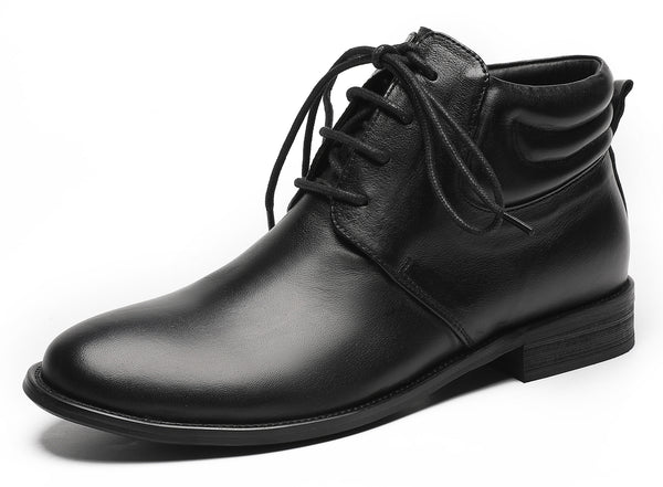 Santimon Mens Oxfords Boots Casual Ankle Boots