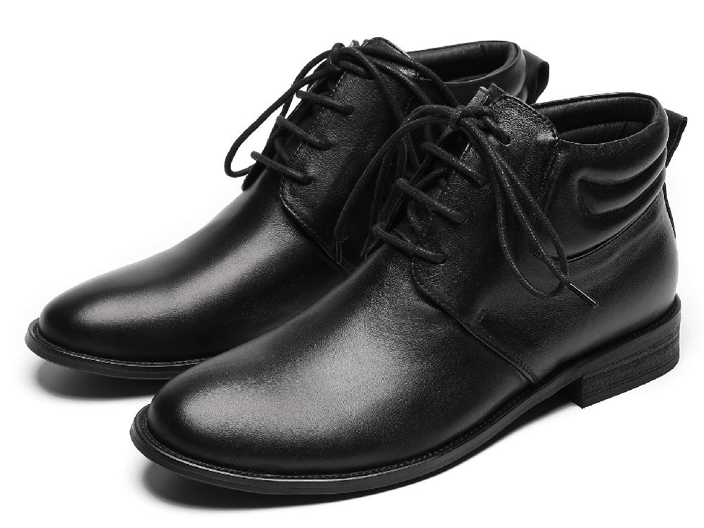 santimon Mens Oxfords Boots Casual Ankle Boots