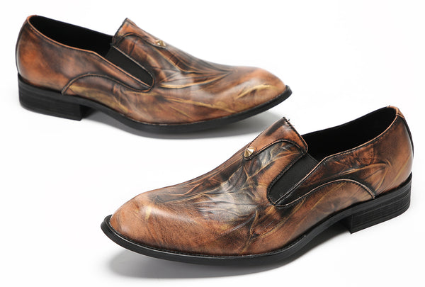 Santimon Mens Slip On Casual Driving Penny Loafers