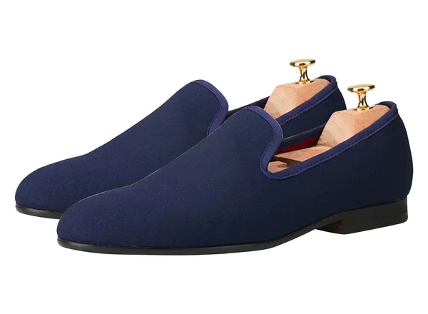 Santimon Mens Suede Loafers Formal Slip On Shoes