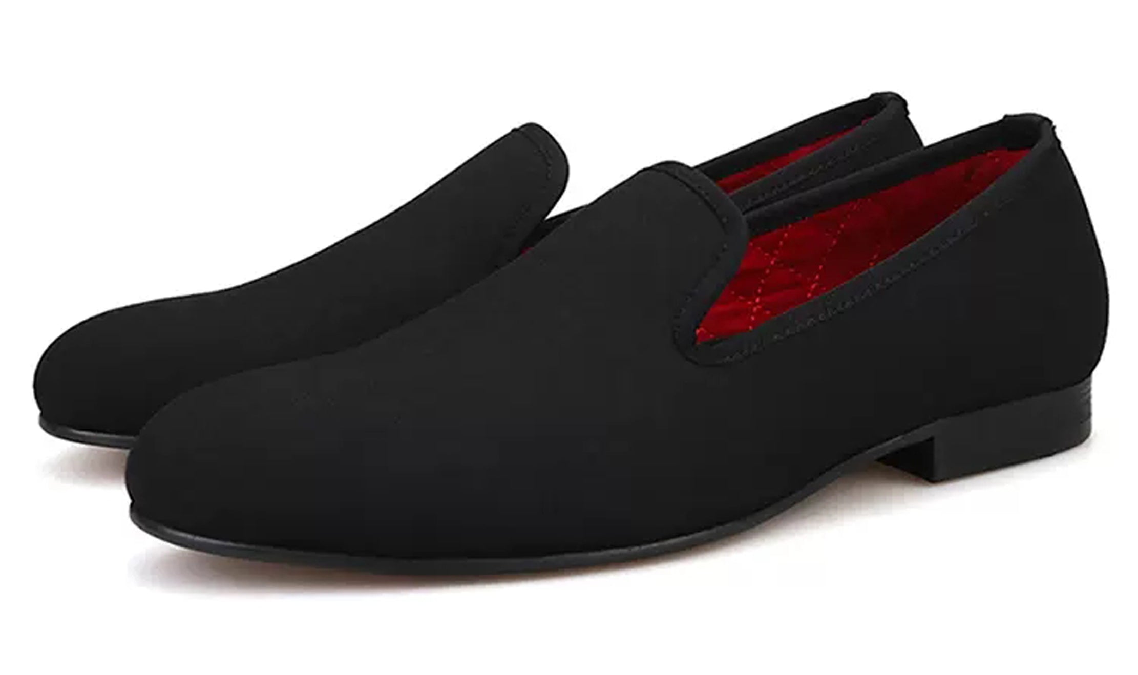 santimon Mens Suede Loafers Formal Slip On Shoes