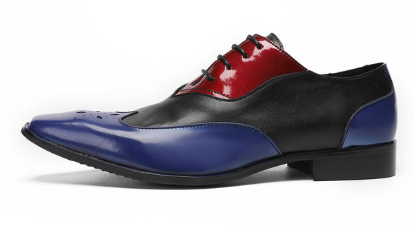 Santimon Mens Three Tone Halloween Casual Oxfords