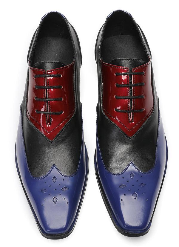 Santimon Mens Three Tone Halloween Casual Oxfords