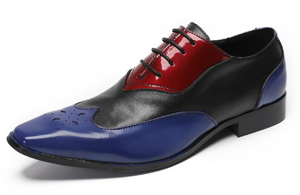 santimon Mens Three Tone Halloween Casual Oxfords