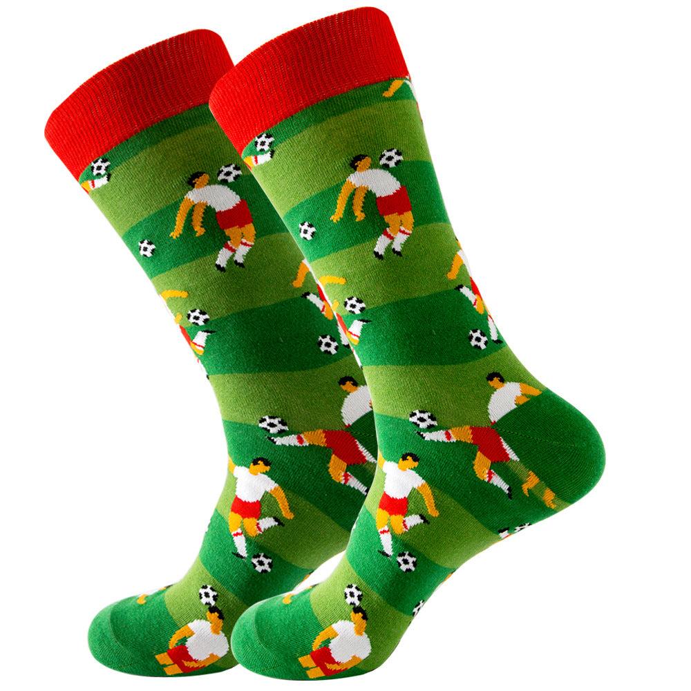 santimon Soccer Cotton Socks 1 Pair Set