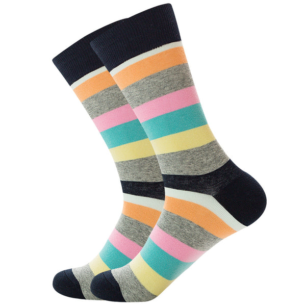 Santimon Stripe Series Cotton Socks 1 Pair Set
