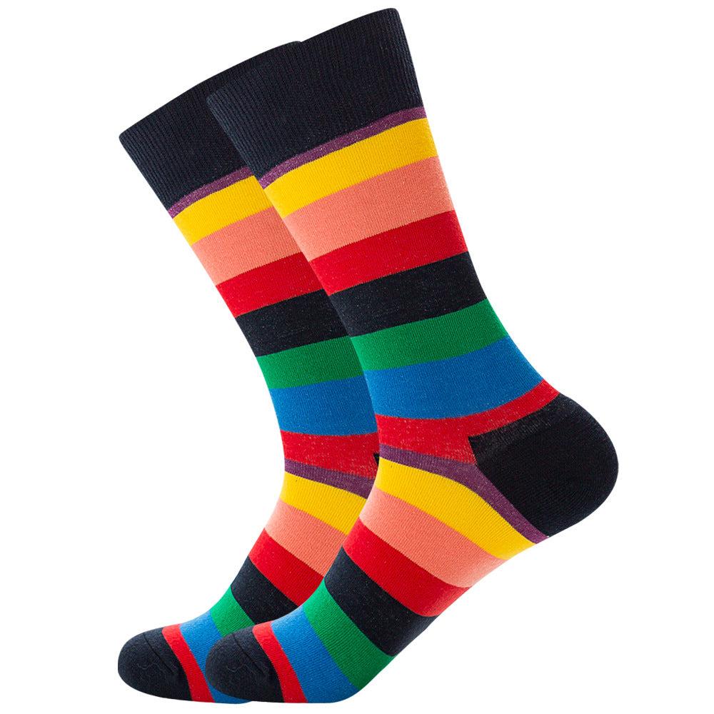 santimon Stripe Series Cotton Socks 1 Pair Set