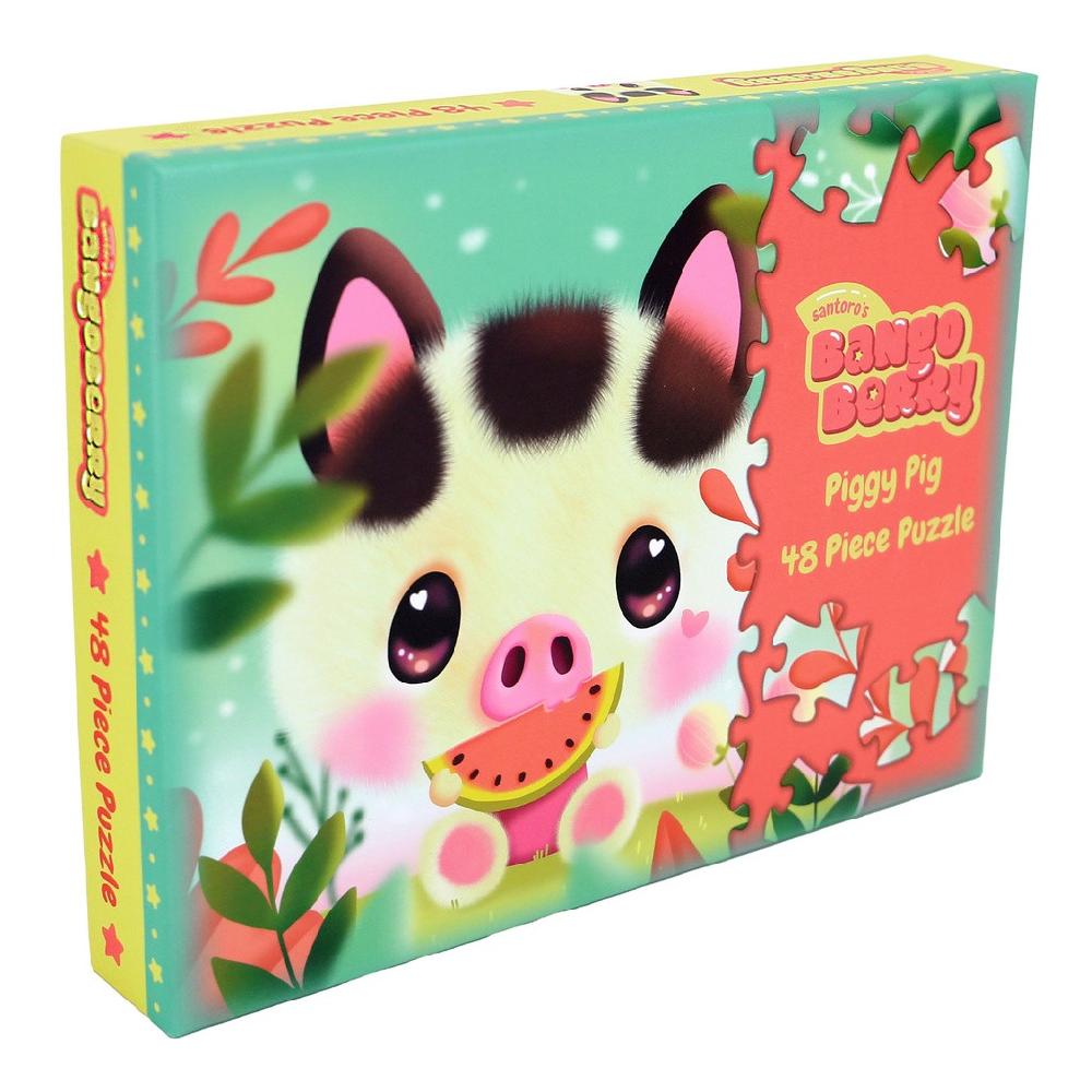 santoro london Bangoberry - 48 Piece Puzzle - Piggy Pig