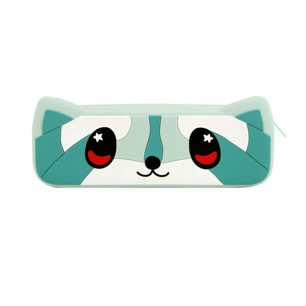 santoro london Bangoberry - Animal Pencil Case - Remy Raccoon