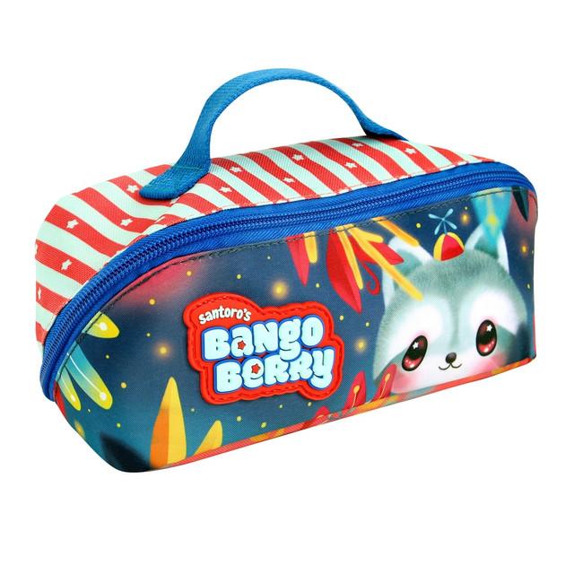 Santoro London Bangoberry - Carry All Pencil Case - Remy Raccoon