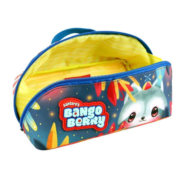 Santoro London Bangoberry - Carry All Pencil Case - Remy Raccoon