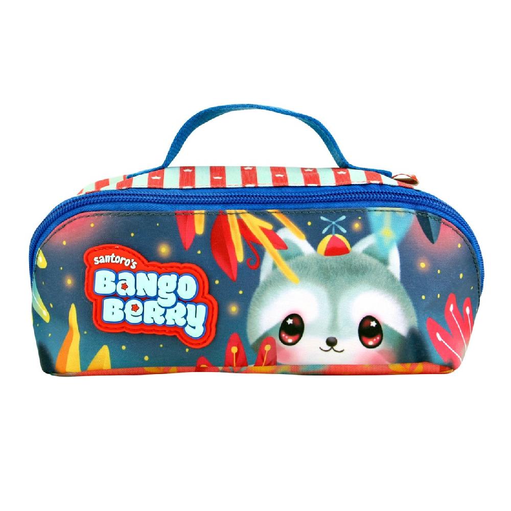 santoro london Bangoberry - Carry All Pencil Case - Remy Raccoon