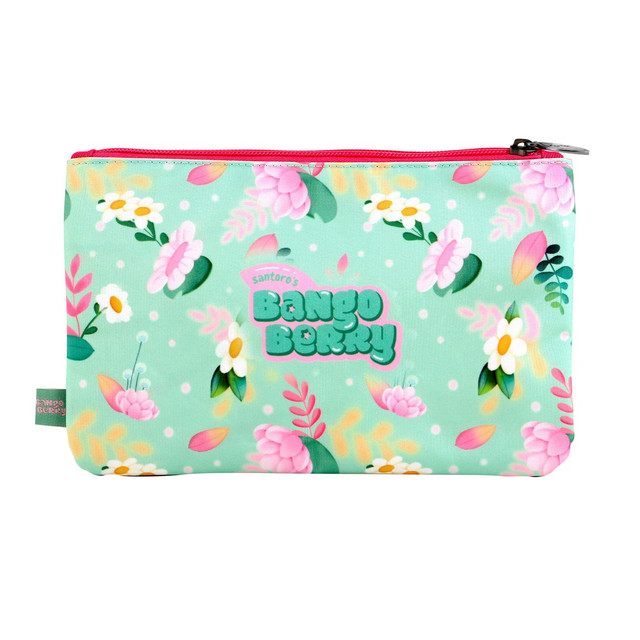 Santoro London Bangoberry - Flat Pencil Case With Pocket - Tiggy Tiger