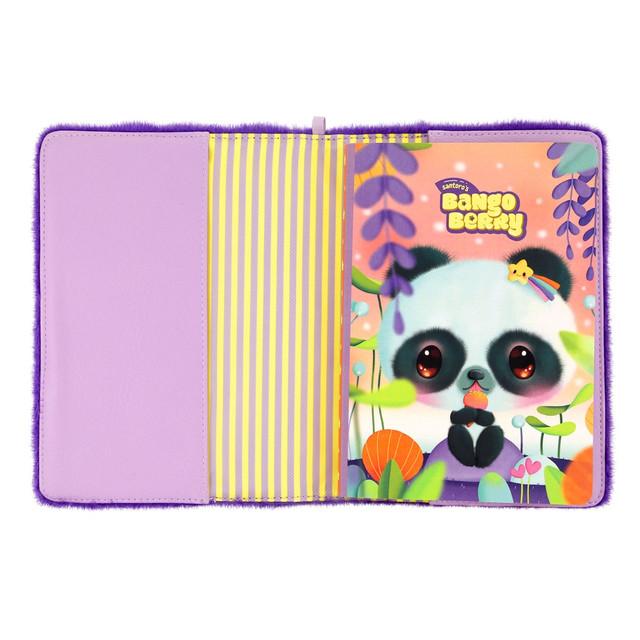 Santoro London Bangoberry - Furry Notebook - Pally Panda