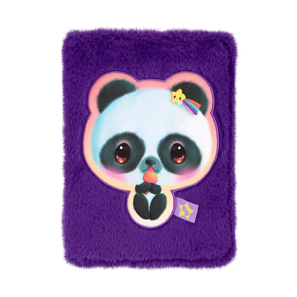 santoro london Bangoberry - Furry Notebook - Pally Panda
