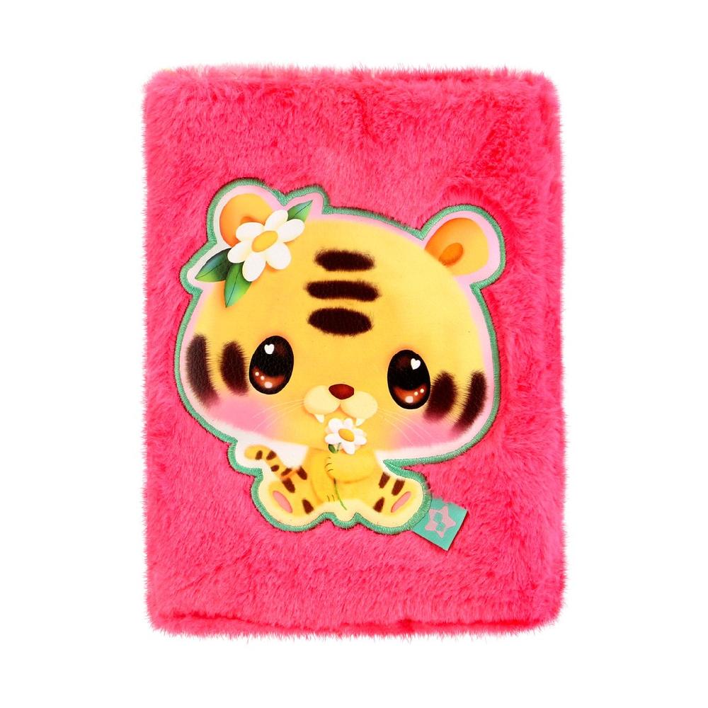 santoro london Bangoberry - Furry Notebook - Tiggy Tiger