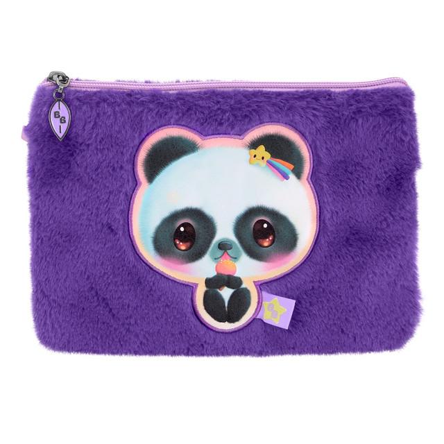 Santoro London Bangoberry - Furry Pencil Case - Pally Panda