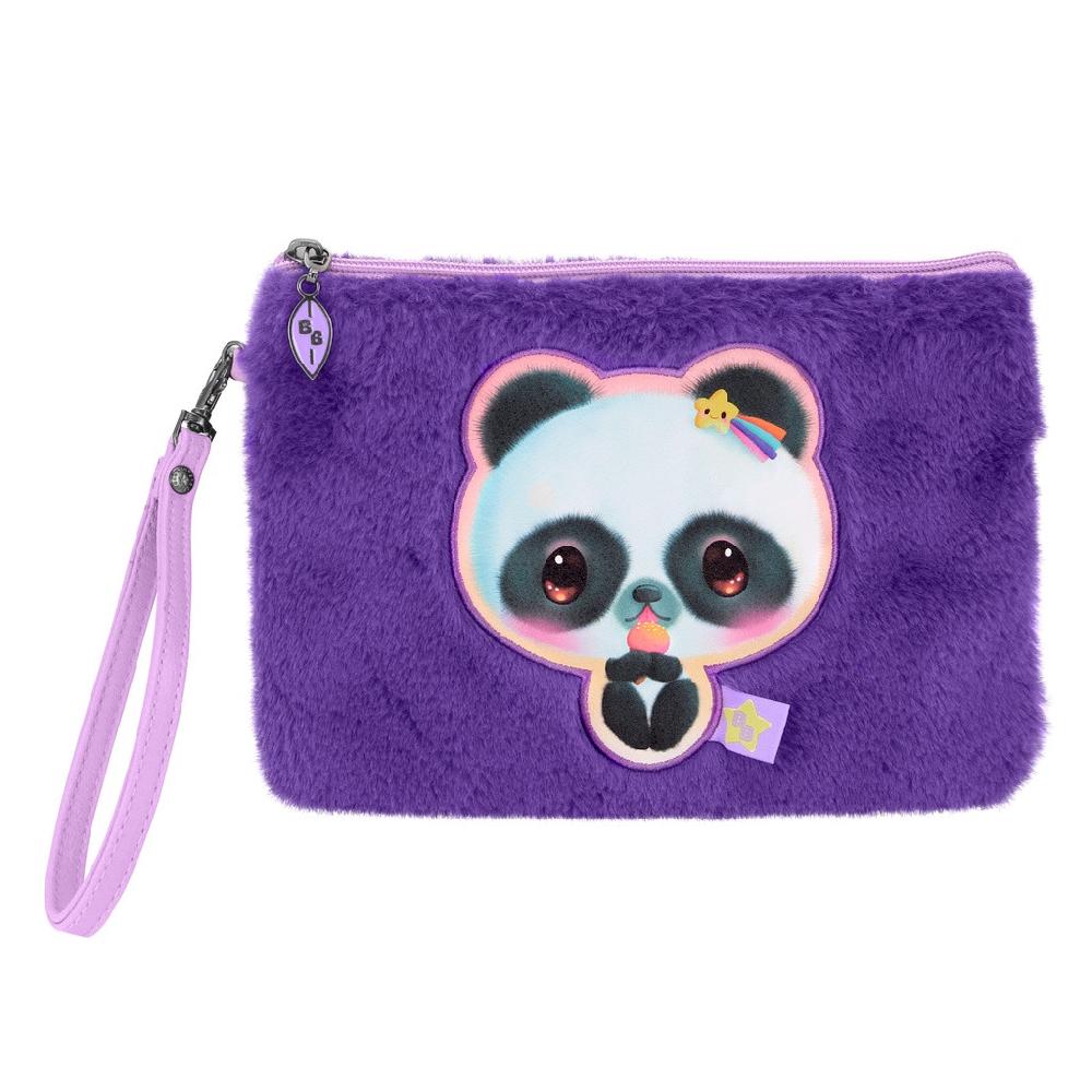 santoro london Bangoberry - Furry Pencil Case - Pally Panda