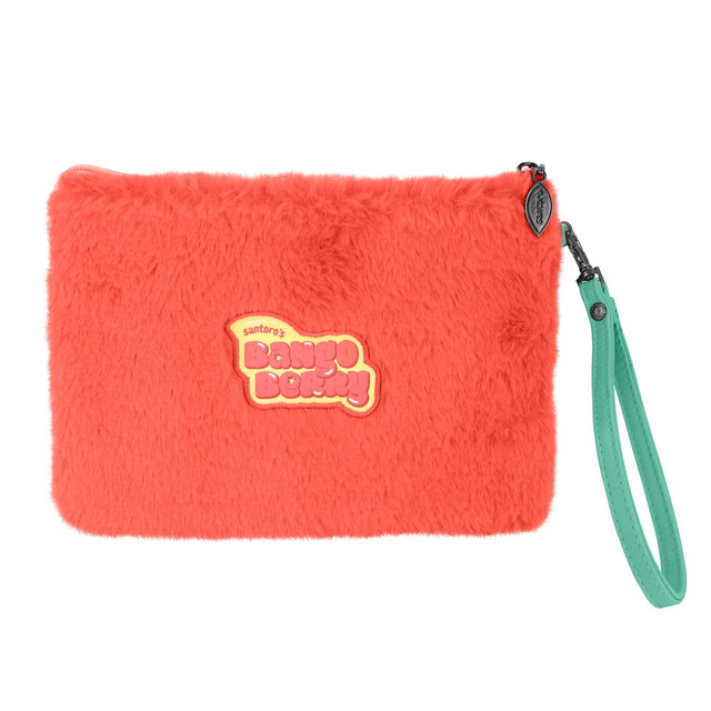 Santoro London Bangoberry - Furry Pencil Case - Piggy Pig