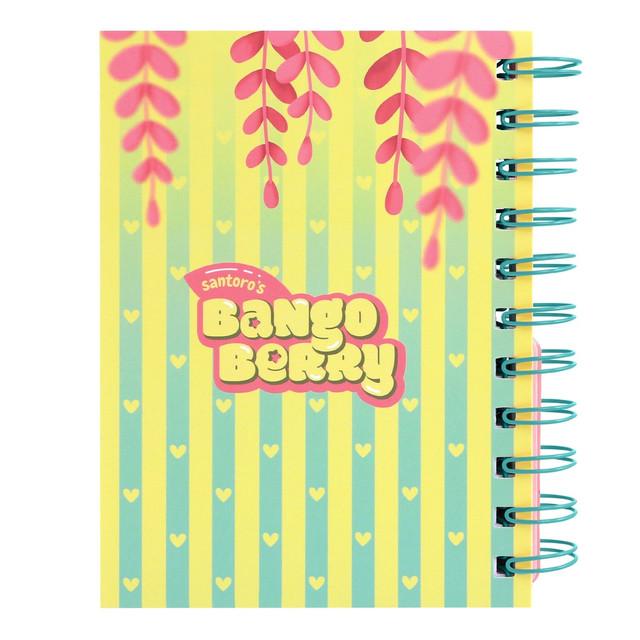 Santoro London Bangoberry - Layered Wirobound Notebook - Piggy Pig