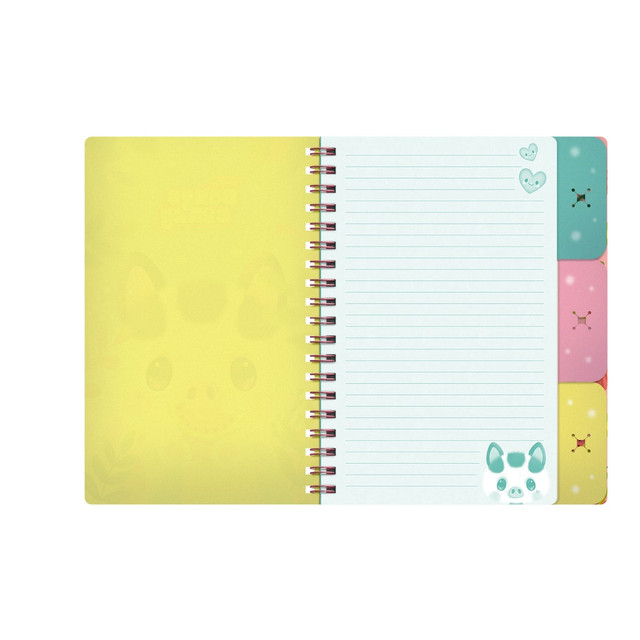 Santoro London Bangoberry - Notebook With Dividers And Bangobobs - Piggy Pig