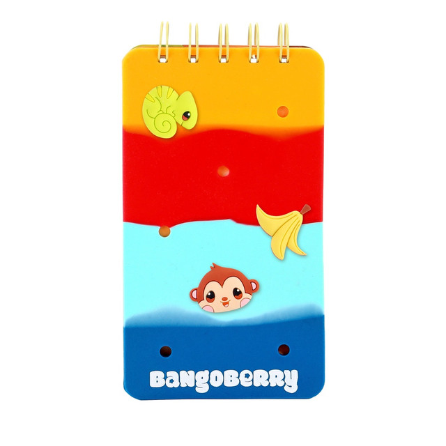 Santoro London Bangoberry - Notepad With Bangobobs - Monty Monkey