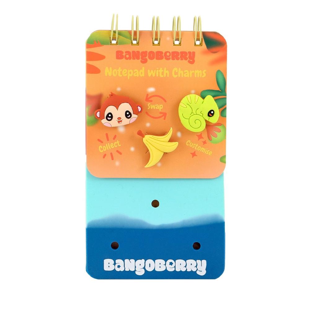 santoro london Bangoberry - Notepad with Bangobobs - Monty Monkey