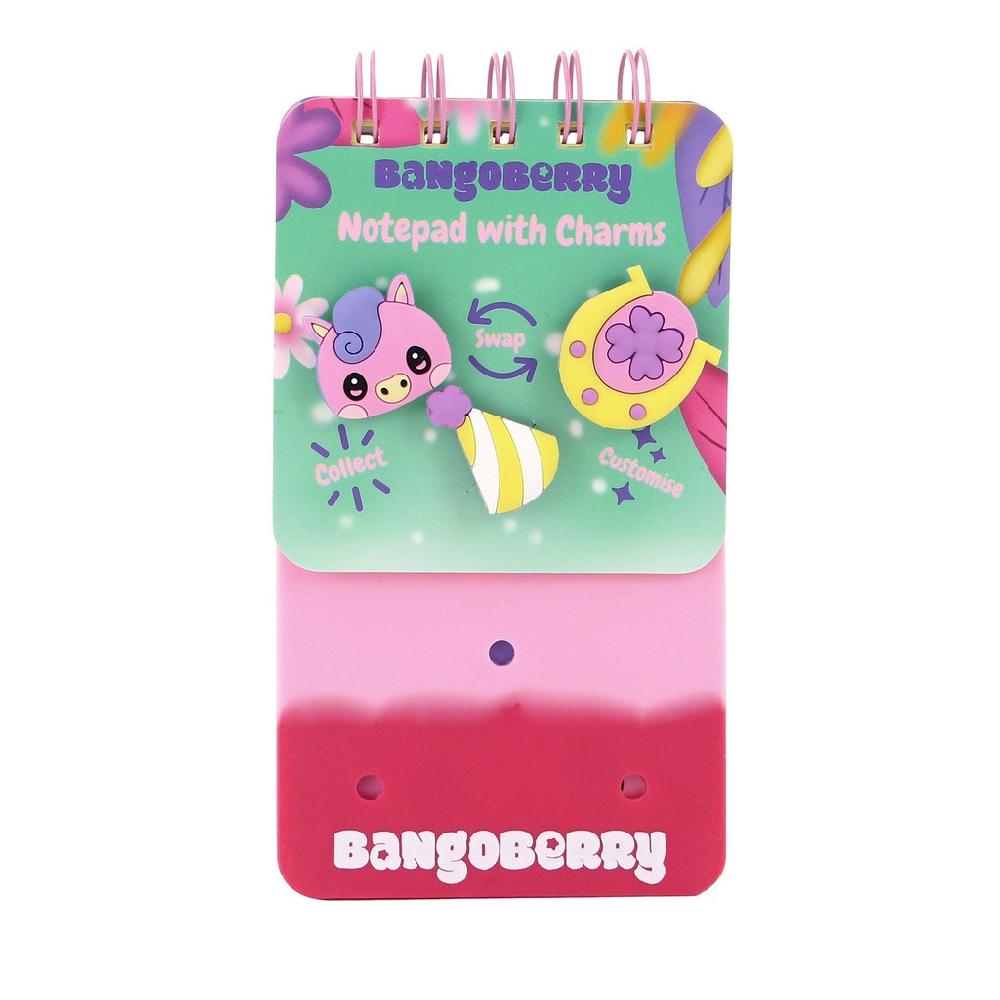 santoro london Bangoberry - Notepad with Bangobobs - Pinky Pony