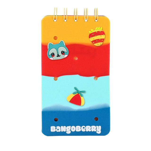Santoro London Bangoberry - Notepad With Bangobobs - Remy Raccoon