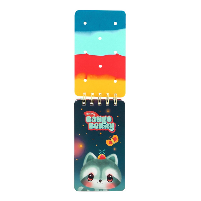Santoro London Bangoberry - Notepad With Bangobobs - Remy Raccoon