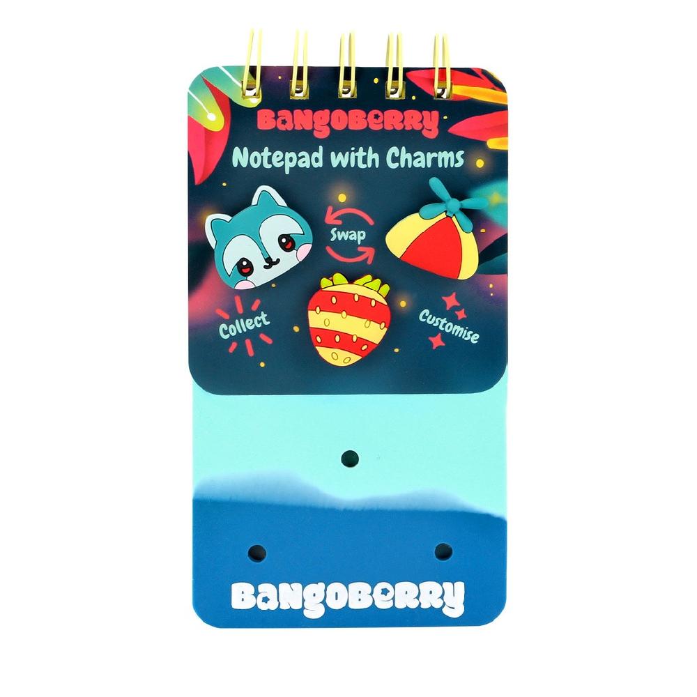 santoro london Bangoberry - Notepad with Bangobobs - Remy Raccoon