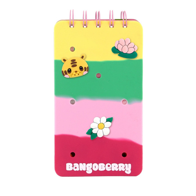 Santoro London Bangoberry - Notepad With Bangobobs - Tiggy Tiger