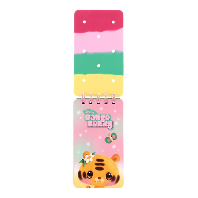 Santoro London Bangoberry - Notepad With Bangobobs - Tiggy Tiger
