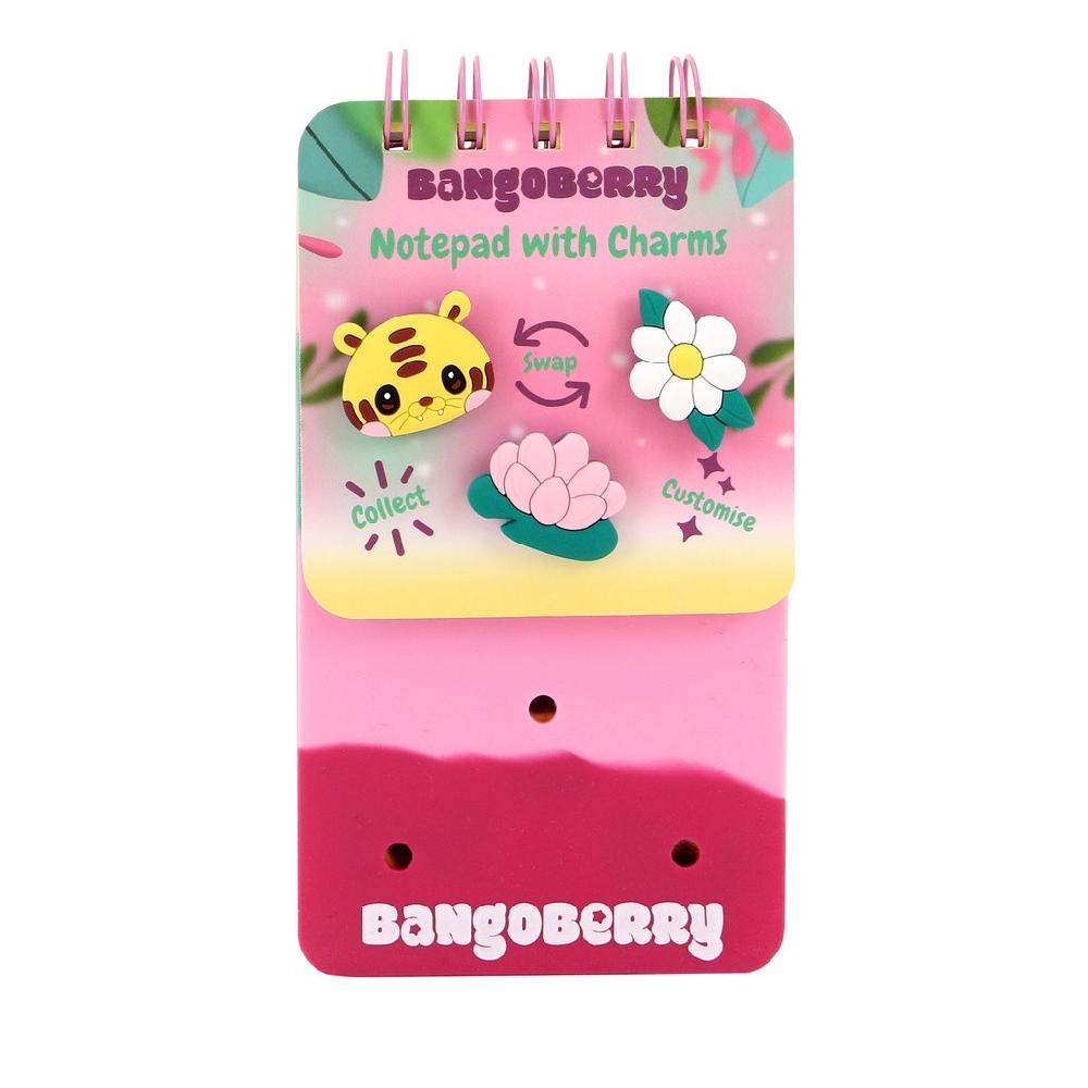 santoro london Bangoberry - Notepad with Bangobobs - Tiggy Tiger