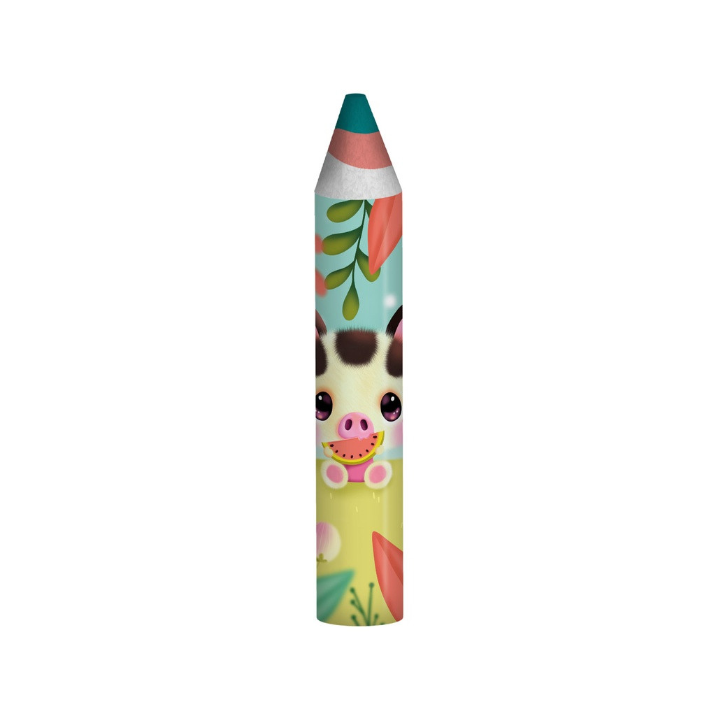 santoro london Bangoberry - Pencil Shaped Eraser - Piggy Pig