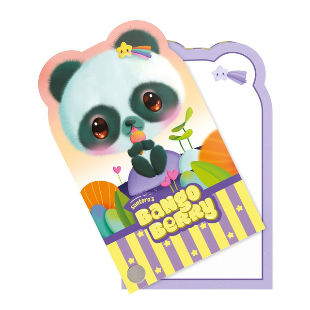 Santoro London Bangoberry - Pocket Notebook - Pally Panda