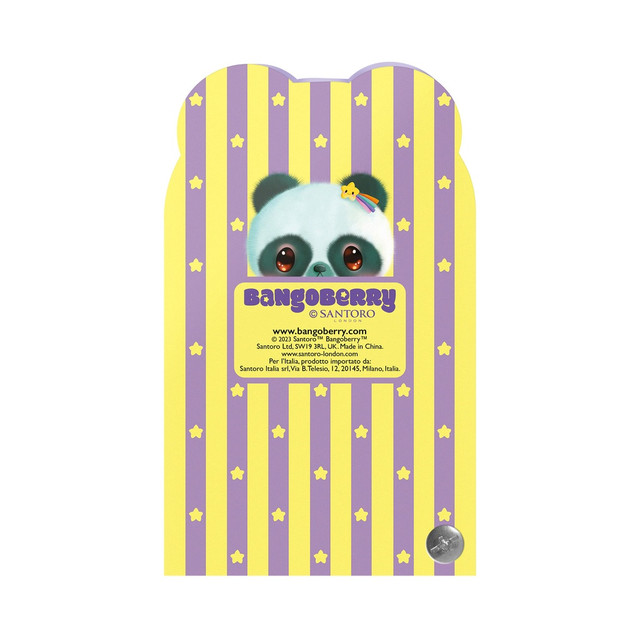 Santoro London Bangoberry - Pocket Notebook - Pally Panda