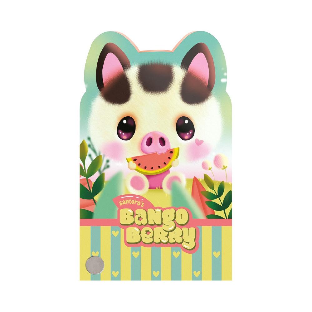 Santoro London Bangoberry - Pocket Notebook - Piggy Pig