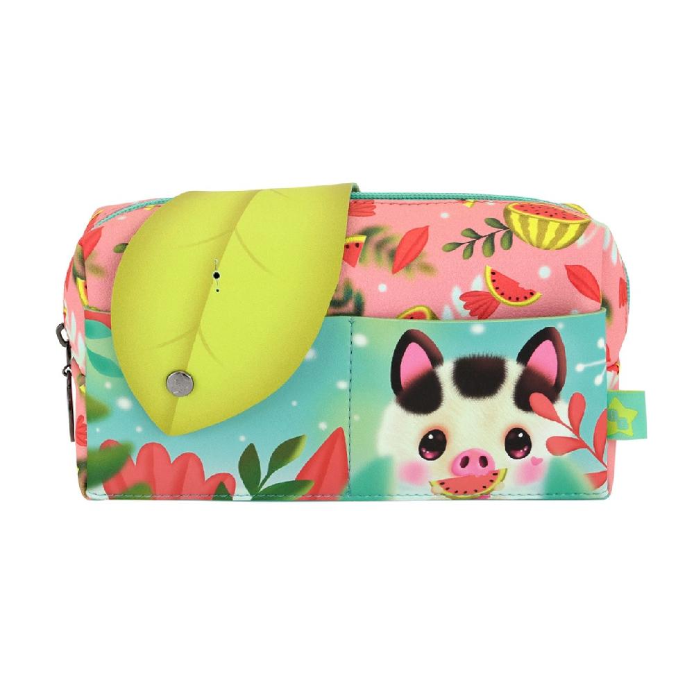 santoro london Bangoberry - Pocket Pencil Case - Piggy Pig