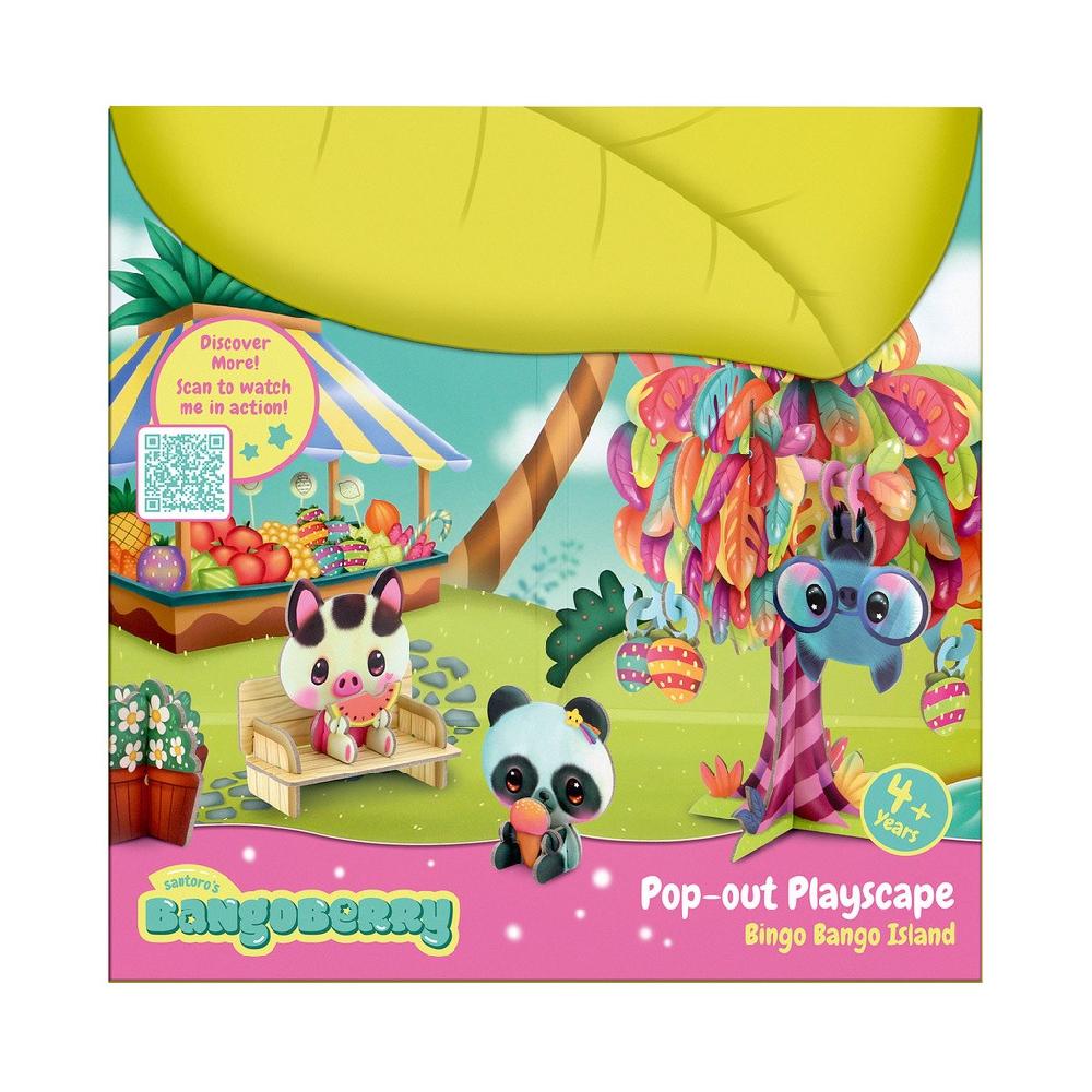 santoro london Bangoberry - Pop-Out Playscape - Bangoberry