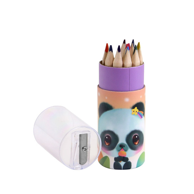 Santoro London Bangoberry - Set Of 12 Colouring Pencils With Sharpener - Pally Panda