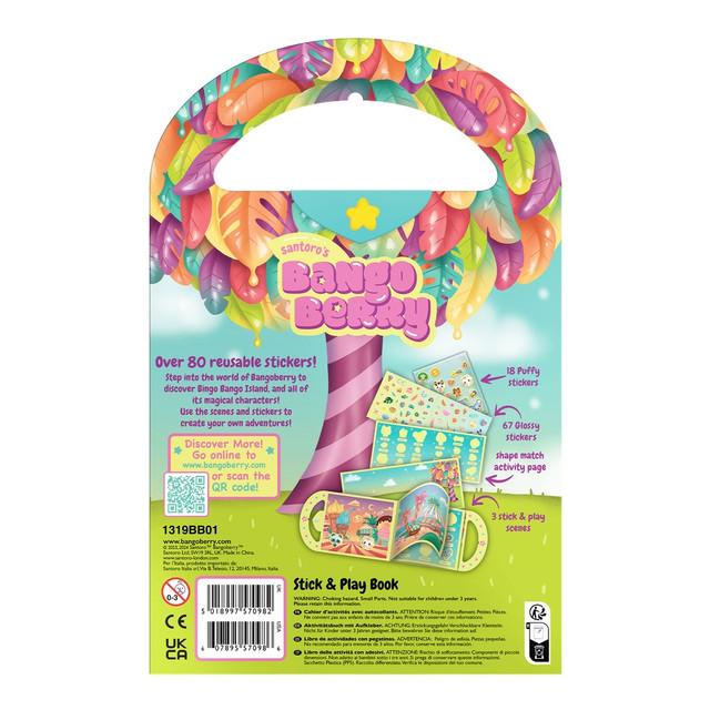 Santoro London Bangoberry - Stick And Play Book - By Day
