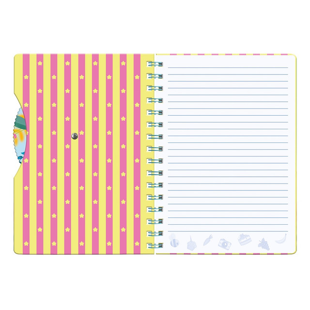 Santoro London Bangoberry - Story Wheel Notebook - Picnic On The Hill