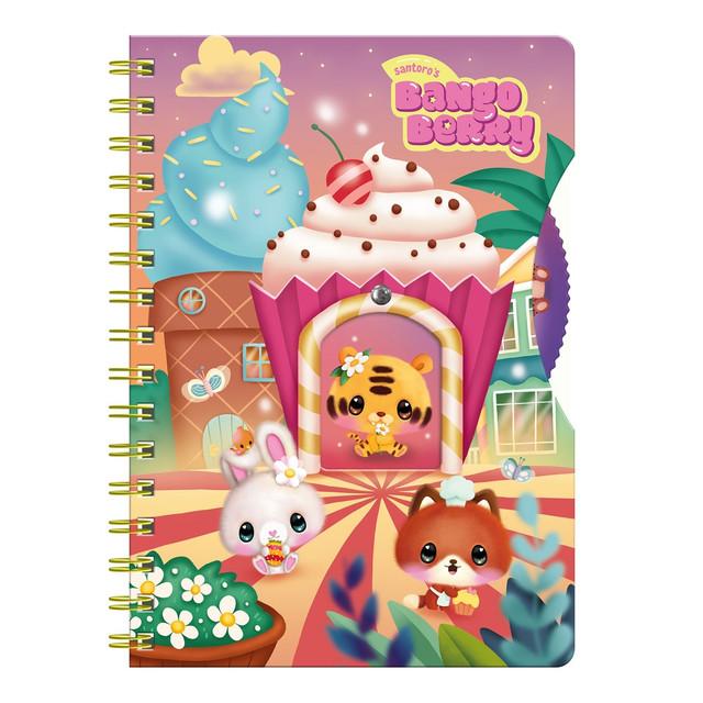 Santoro London Bangoberry - Story Wheel Notebook - Sweet Summer