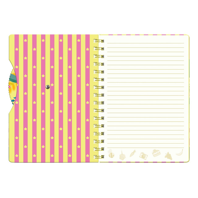 Santoro London Bangoberry - Story Wheel Notebook - Sweet Summer