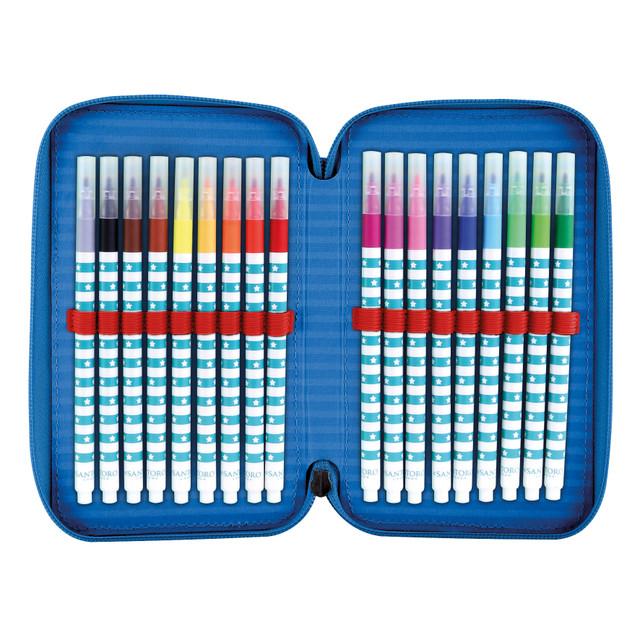 Santoro London Bangoberry - Triple Filled Pencil Case - Remy Raccoon