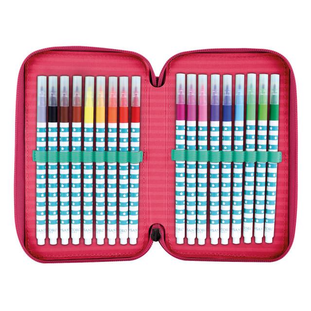 Santoro London Bangoberry - Triple Filled Pencil Case - Tiggy Tiger